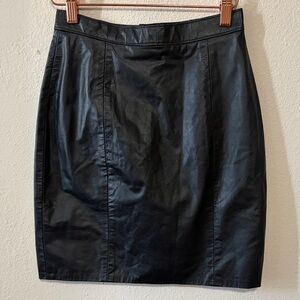 Vintage leather skirt I.O.U.